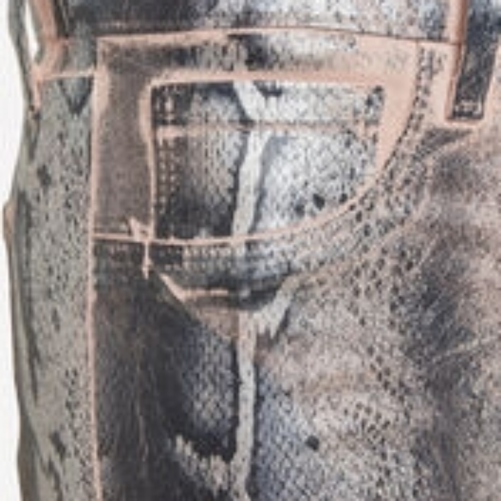 L'agence Margot Foiled Python Skinny - image 5